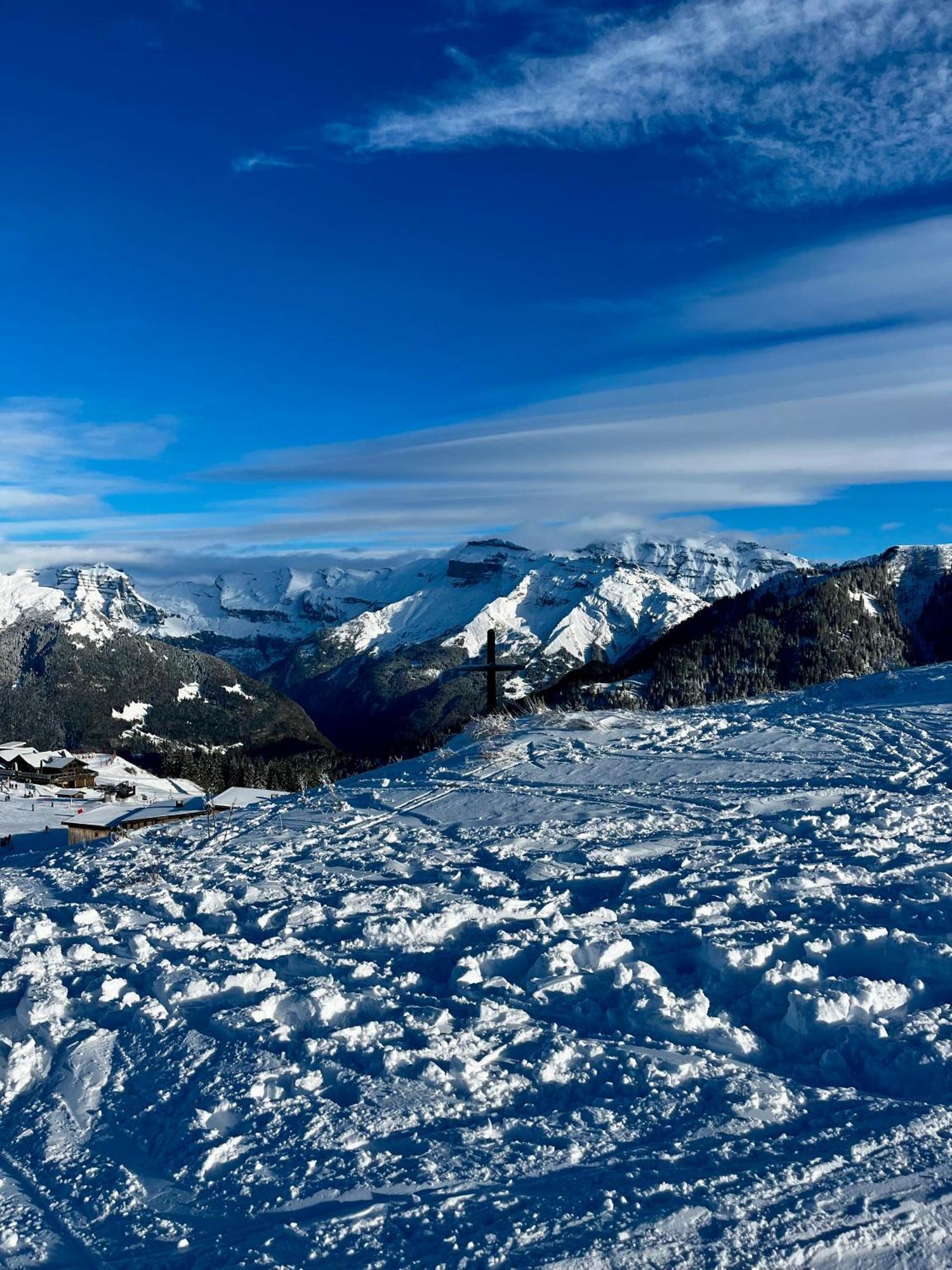 Plein Soleil Modern 3 Bedroom Apartment With Stunning Mountain Views 萨莫安斯 外观 照片